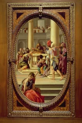 Lavinia przy ołtarzu, 1572 (łupek)